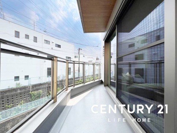 【JR南武線「武蔵中原」新築戸建のバルコニー】