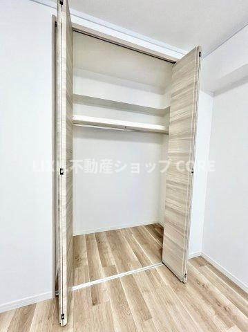 全居室に収納を完備しておりますので、居室の全空間を有効活用出来ます。　