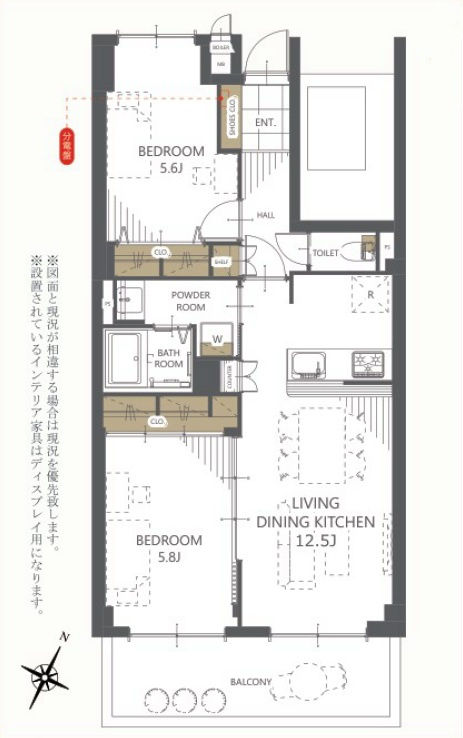 間取図です