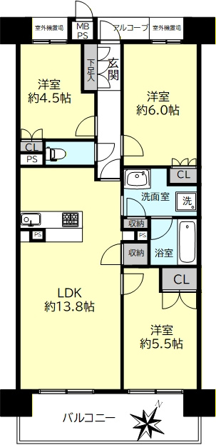 間取り：328000553728
