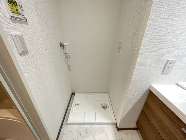 洗濯機置き場です