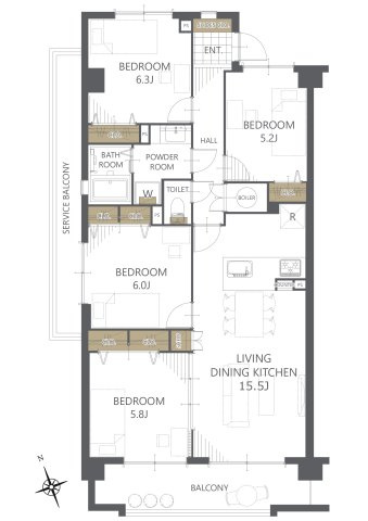 間取り：322000552530