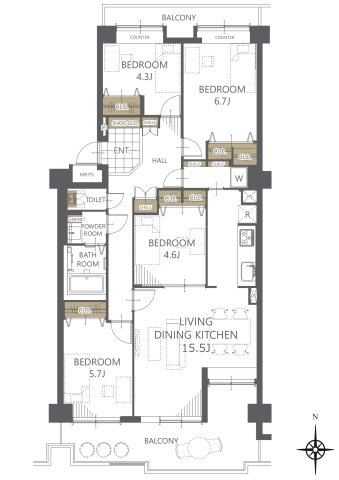 間取り：322000552532