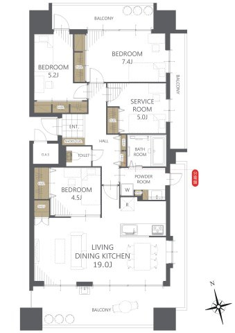 間取り：324000021654