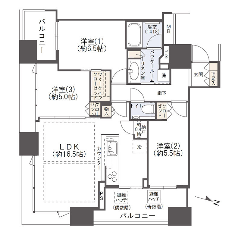 間取り：327001693246