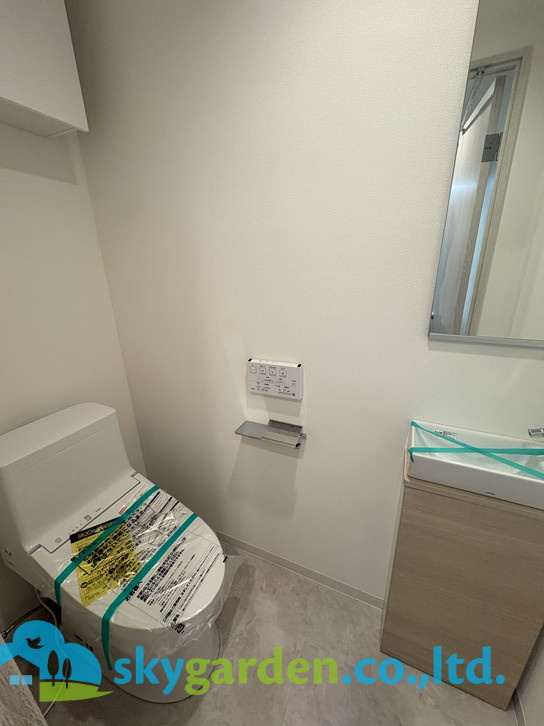 清潔感のあるトイレです