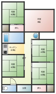 間取り：346000041786