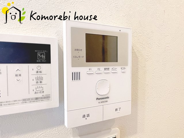 モニター付インターホンです