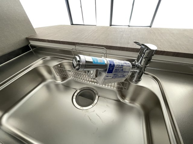 浄水器付きでお料理も一味違う仕上がりに。　