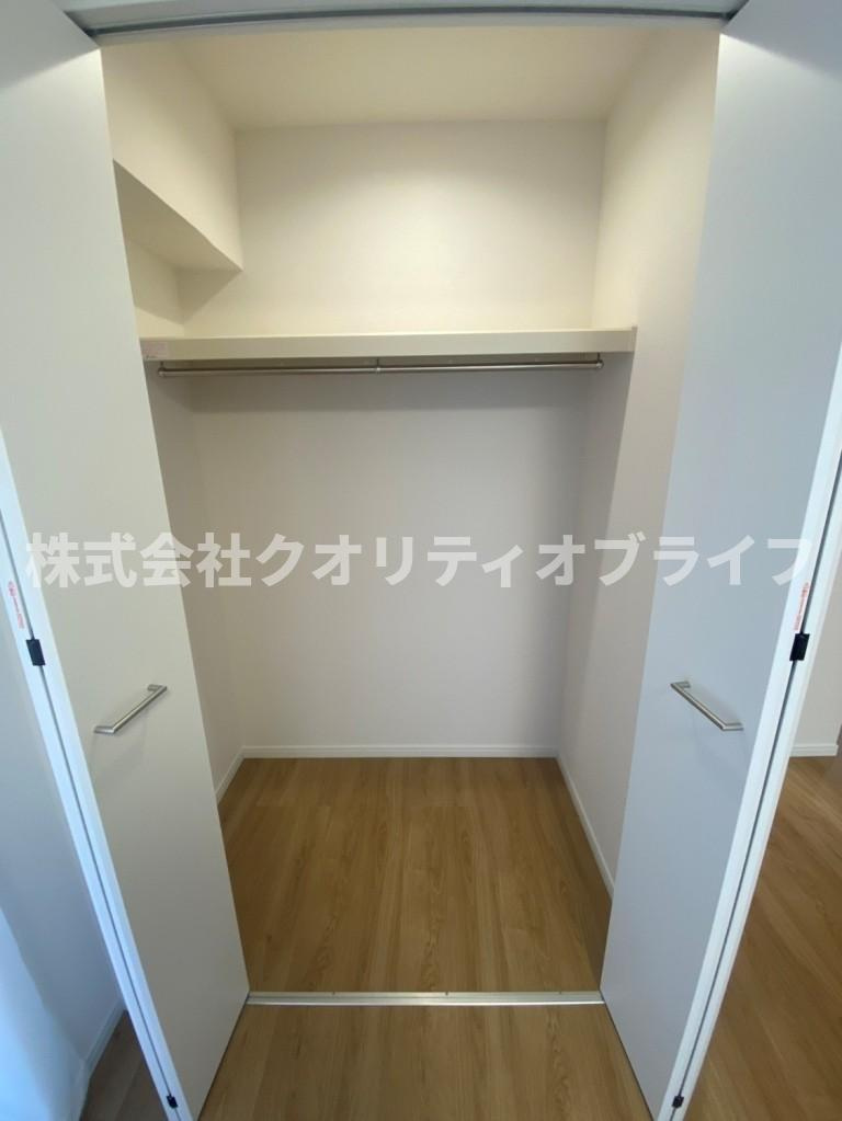 充分な広さのクローゼット