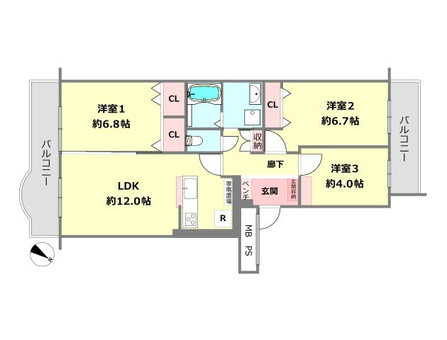 間取り：328000677357