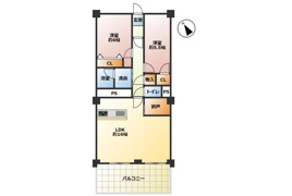 西船橋ハイム１号棟の間取り