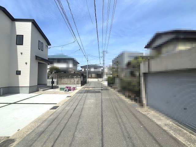 現地写真。前面道路です。