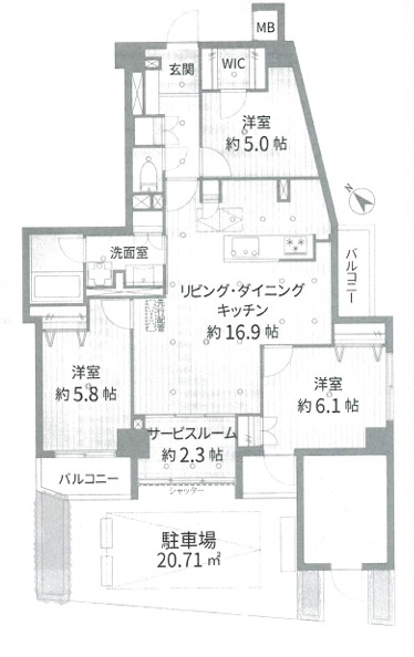 間取り：313004835337