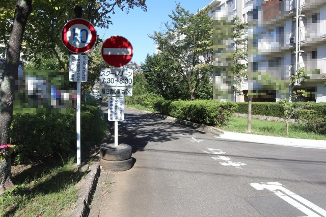 敷地周辺道路です