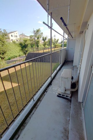 広々としたバルコニー