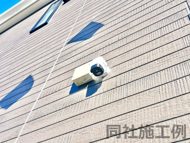 防犯カメラ標準設置♪　同社施工例♪