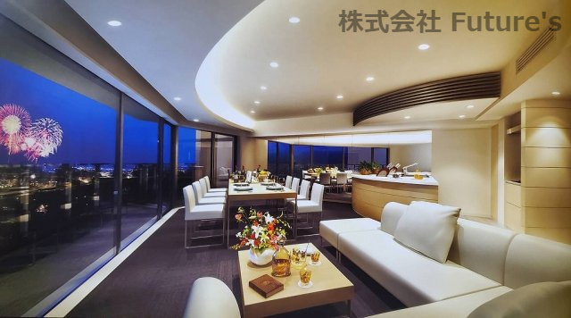 オシャレなスカイスイート（ゲストルーム）があるマンションです※使用料等要問合せ