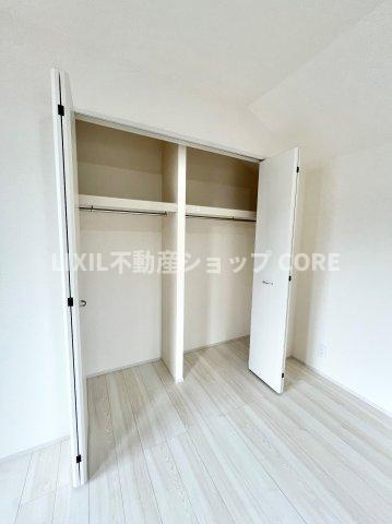 全居室に収納を完備しておりますので、居室の全空間を有効活用出来ます。　