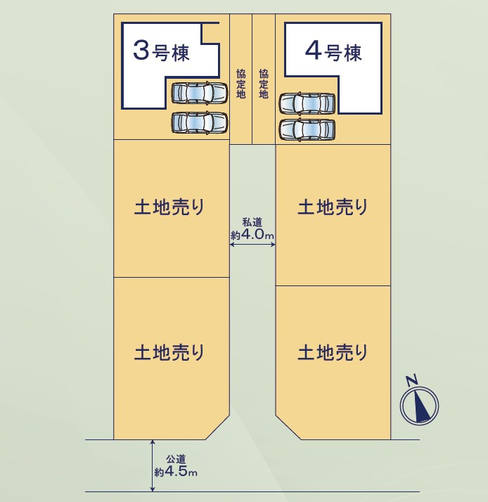 3号棟の区画図です