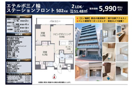 エテルボ三ノ輪ステーションフロント 仲介手数料無料 15万円現金プレゼント中のその他