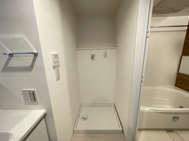 洗濯機置き場です。
