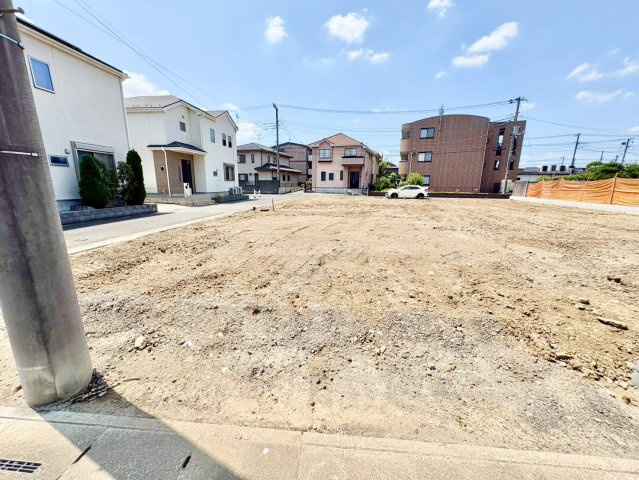 対象地：B区画　敷地約39坪！前面道路6ｍで車庫入れスムーズです！