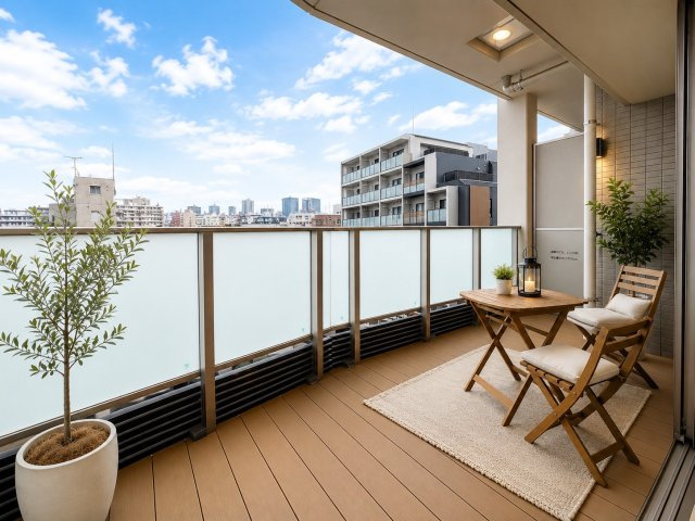 南側には戸建て住宅を中心とした住宅街が広がります。