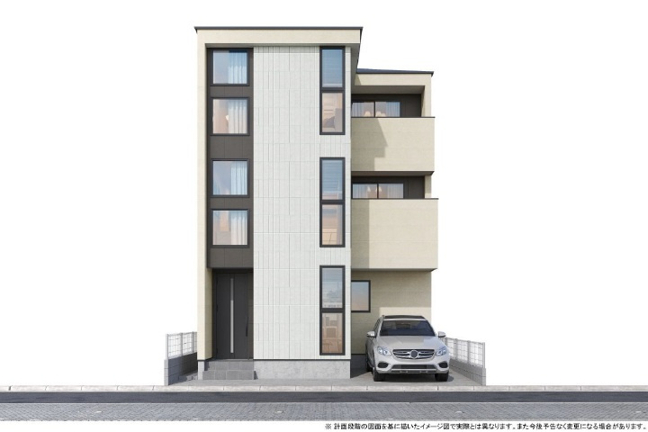 シンプル×モダンな外観の3階建て住宅！