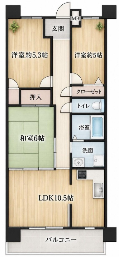 間取り：328000686511