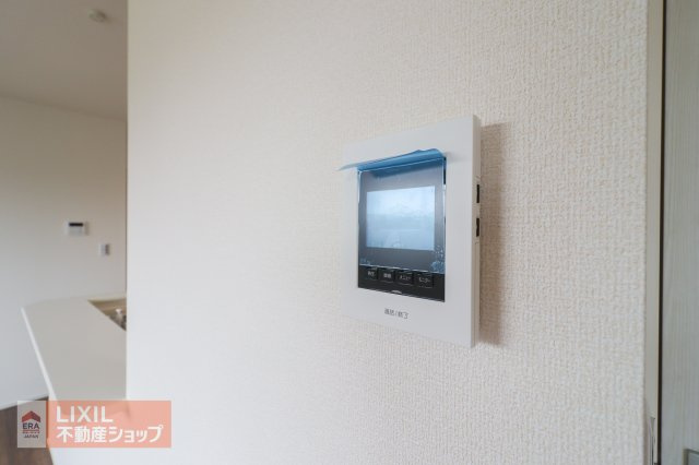 【TVインターホン】現地完成写真。カラーTVインターホン。