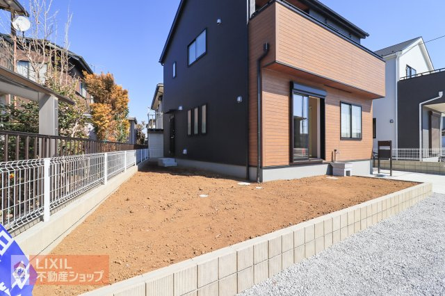 【お庭】現地完成写真。色々な使い方ができます！お好みでカスタマイズはいかがでしょうか。