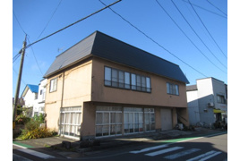 能代市二ツ井町比井野・中古住宅兼倉庫(店舗)の外観