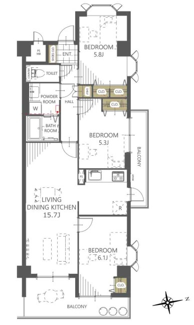 間取り：311002284321