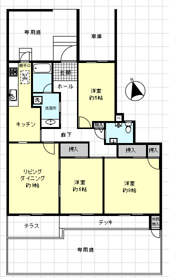 間取り：328000631280