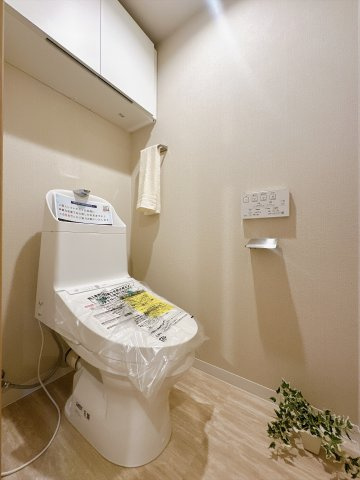 収納付きトイレです！　すっきりとした空間を保てます◎