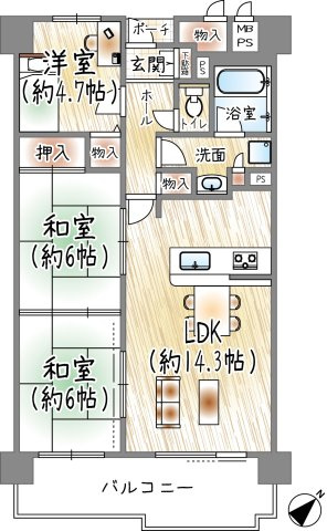 間取り：328000621246