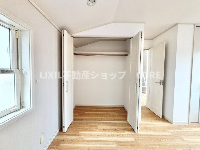 全居室にクローゼットを完備！居室空間をより広く隅々までお使いいただけますね。