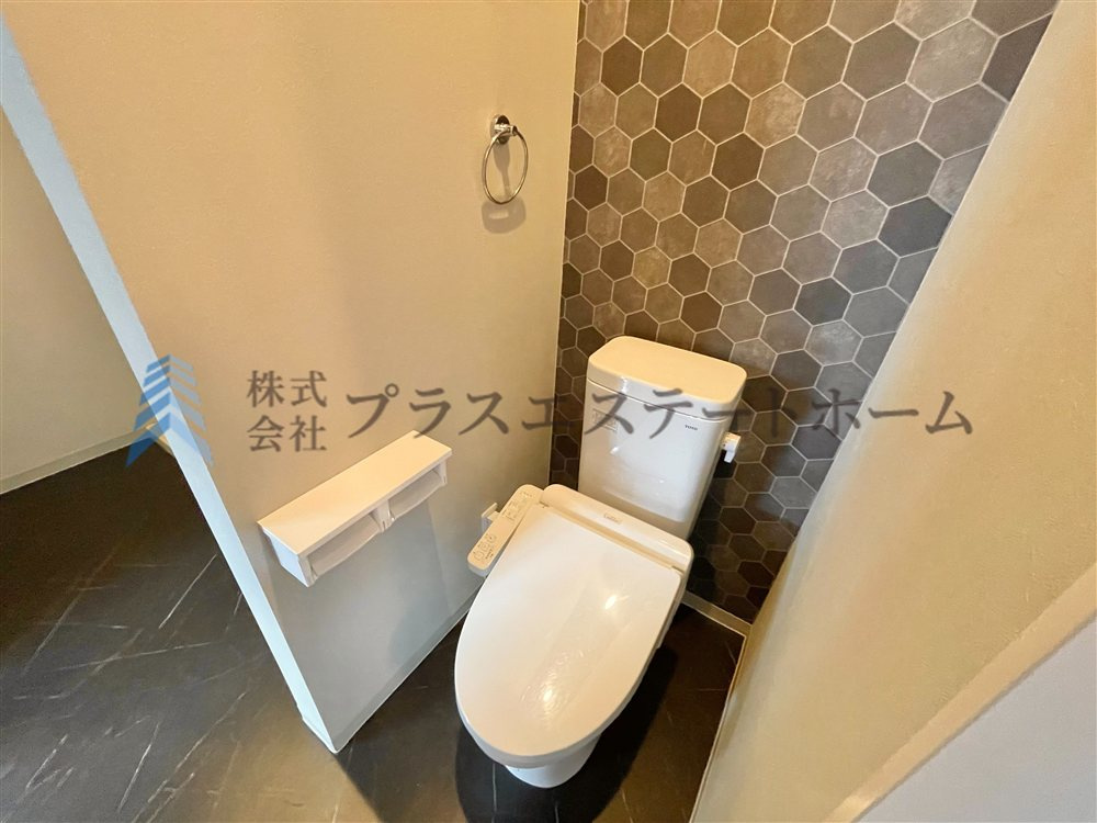 温水洗浄便座付きで、通年快適に利用できます♪