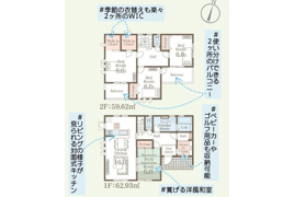 リーブルガーデンS第18渋川金井　2号棟の間取り