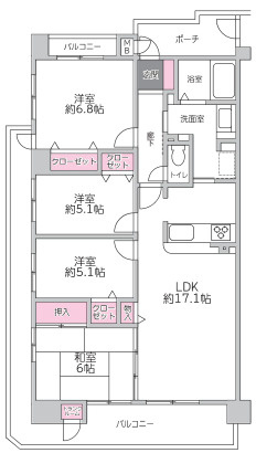 間取り：328000651537
