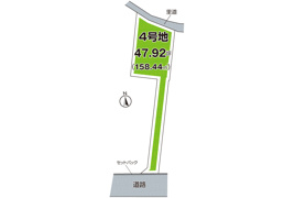 柏原市田辺 第2期 売土地の間取り