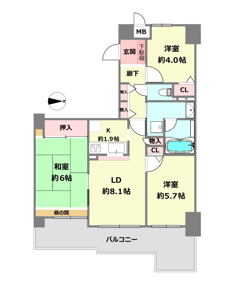 間取り：328000451963