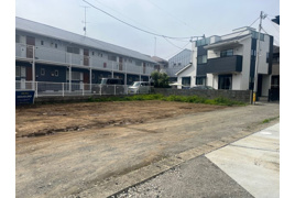 小田原市上新田　建築条件なし売地の外観