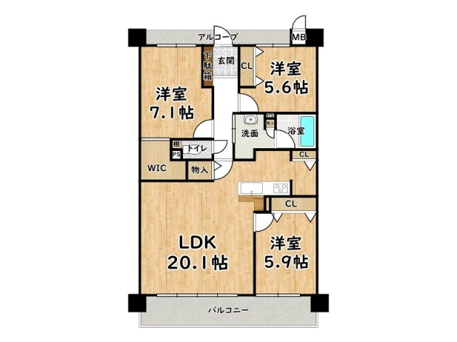 間取り：328000669114