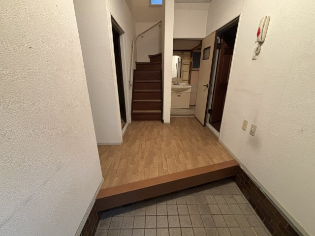 シンプルで使いやすい玄関です