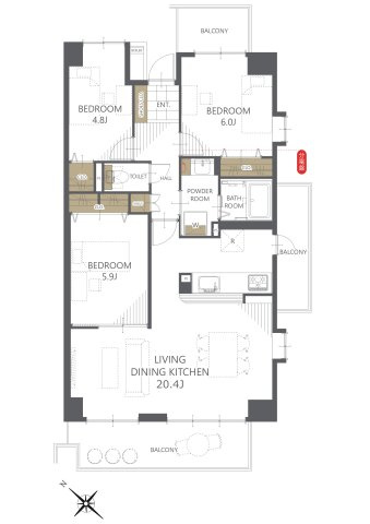 間取り：324000021674