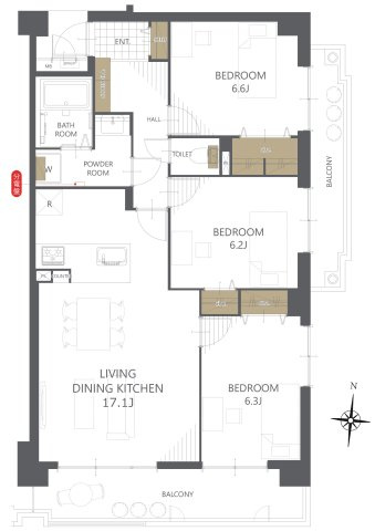 間取り：326000232898