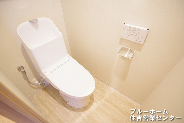 清潔感を保つ温水洗浄便座です！
