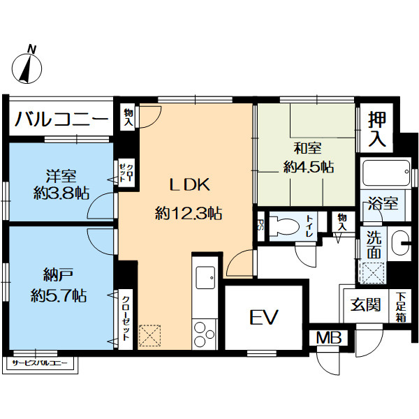 間取り：328000645151